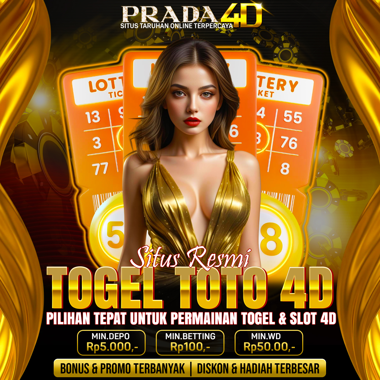 PRADA4D - Situs Resmi Togel Pilihan Tepat untuk Permainan Toto Togel & Slot 4D